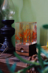 Resin table decor